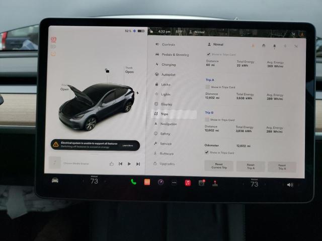 Photo 9 from auction – 2021 TESLA MODEL Y with VIN 5YJYGDEE9MF240956