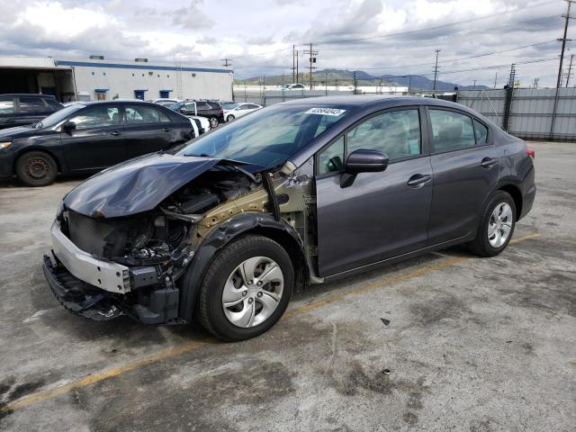 HONDA CIVIC LX 2014 with VIN 2HGFB2F57EH555339 - Photo from auction