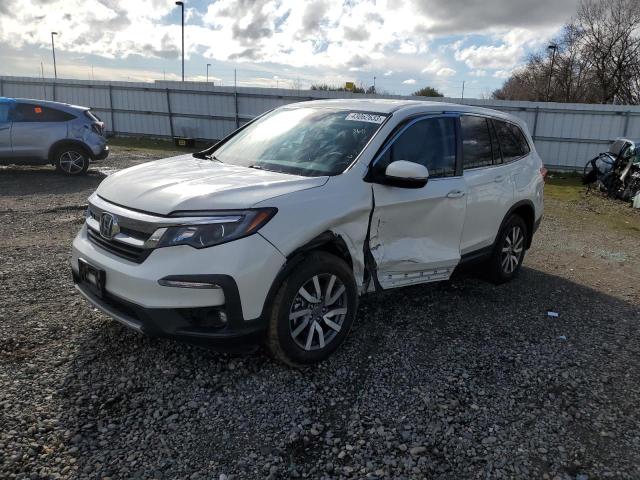 HONDA PILOT EXL 2019 with VIN 5FNYF6H50KB009743 - Photo from auction