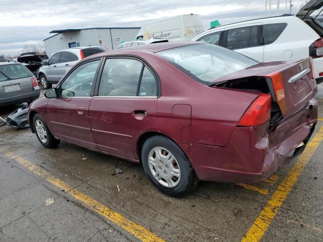 Photo 2 from auction – 2002 HONDA CIVIC LX with VIN 1HGES16592L028486