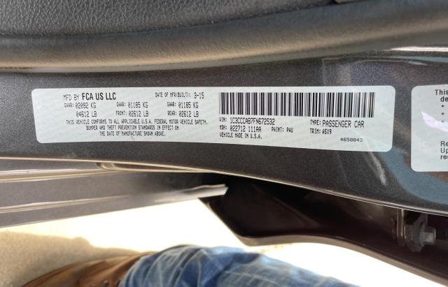 Photo 10 from auction – 2015 CHRYSLER 200 LIMITE with VIN 1C3CCCAB7FN672532