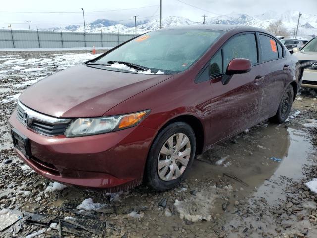 Photo 1 from auction – 2012 HONDA CIVIC LX with VIN 2HGFB2F5XCH515429