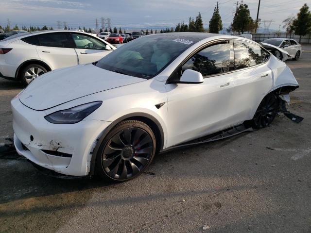 TESLA MODEL Y 2022 with VIN 7SAYGDEF8NF492209 - Photo from auction
