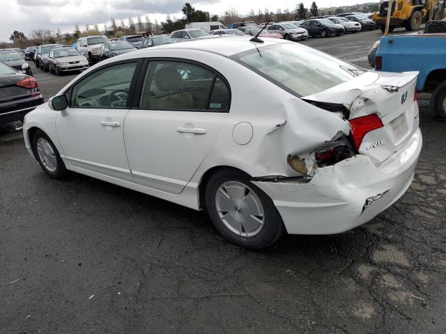 Photo 2 from auction – 2008 HONDA CIVIC HYBR with VIN JHMFA36298S010252
