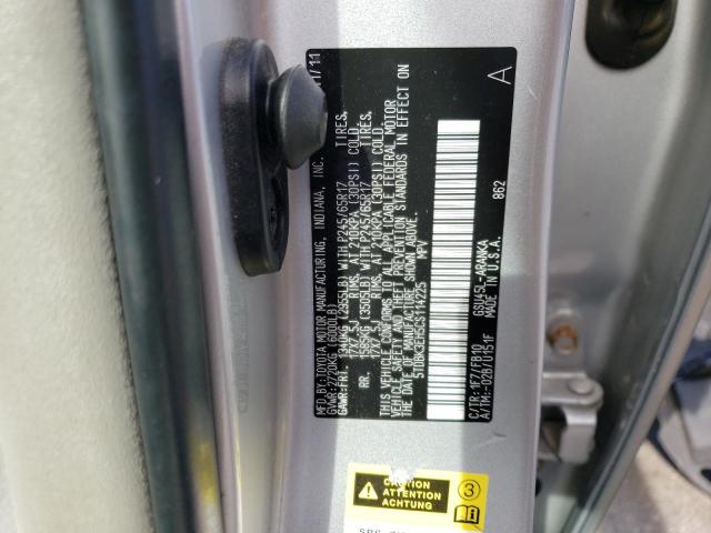 Photo 14 from auction – 2012 TOYOTA HIGHLANDER with VIN 5TDBK3EH5CS114225