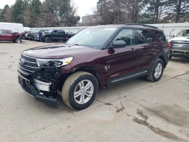 FORD EXPLORER X 2022 with VIN 1FMSK8DH2NGA89422 - Photo from auction