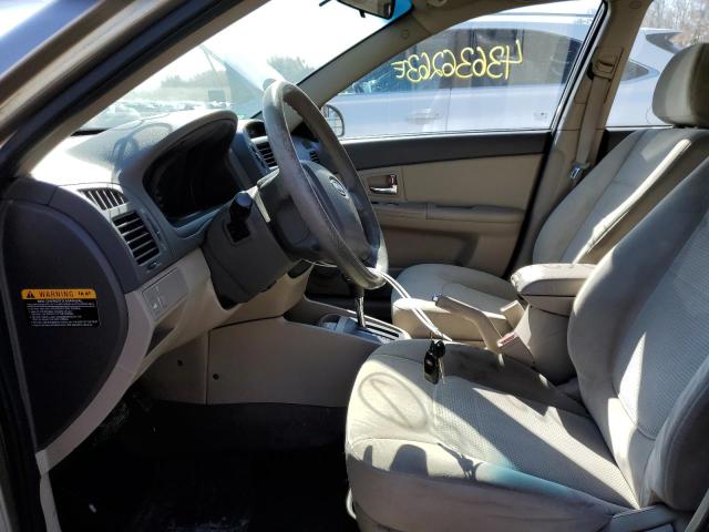 Photo 7 from auction – 2009 KIA SPECTRA EX with VIN KNAFE222895599328