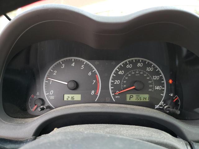 Photo 9 from auction – 2009 TOYOTA COROLLA BA with VIN JTDBL40E39J011827