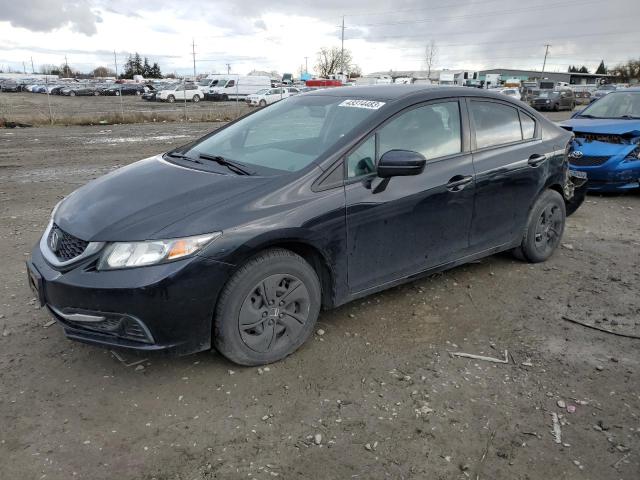 HONDA CIVIC LX 2014 with VIN 19XFB2F57EE266715 - Photo from auction