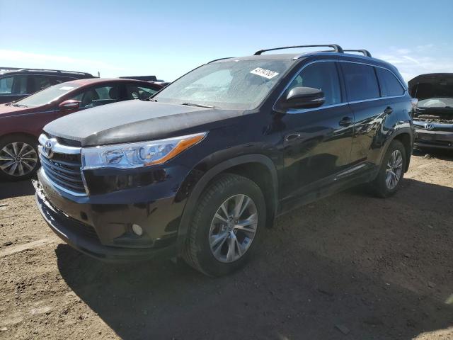 TOYOTA HIGHLANDER 2015 with VIN 5TDJKRFH4FS195297 - Photo from auction