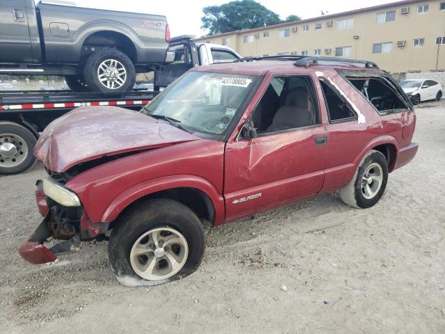 CHEVROLET BLAZER 2003 with VIN 1GNCS18X33K136055 - Photo from auction