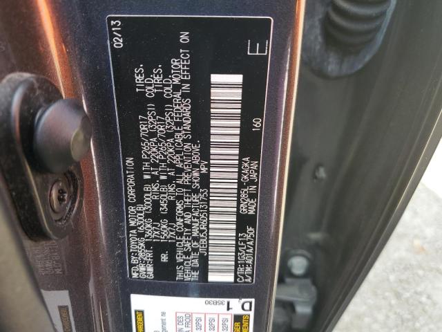 Photo 14 from auction – 2013 TOYOTA 4RUNNER SR with VIN JTEBU5JR6D5131753