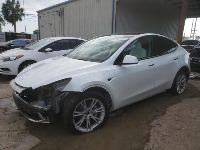 TESLA MODEL Y 2021 with VIN 5YJYGDEE8MF187084 - Photo from auction