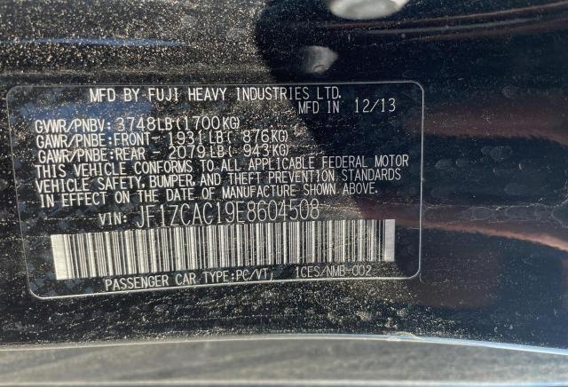 Photo 10 from auction – 2014 SUBARU BRZ 2.0 LI with VIN JF1ZCAC19E8604508