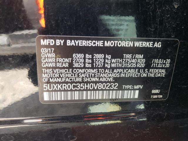 Photo 14 from auction – 2017 BMW X5 XDRIVE3 with VIN 5UXKR0C35H0V80232