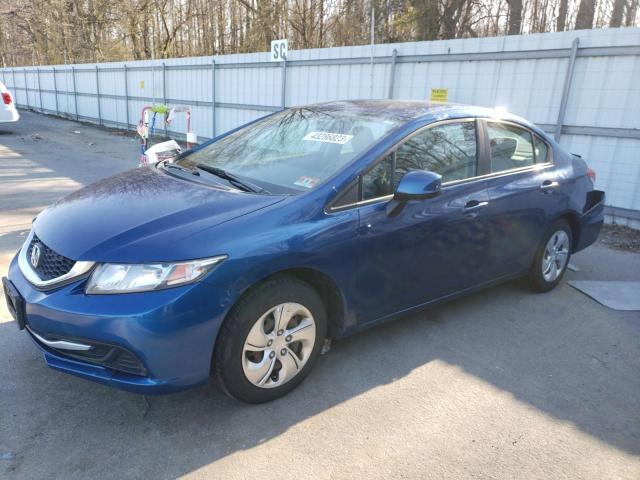 HONDA CIVIC LX 2013 with VIN 19XFB2F54DE262040 - Photo from auction
