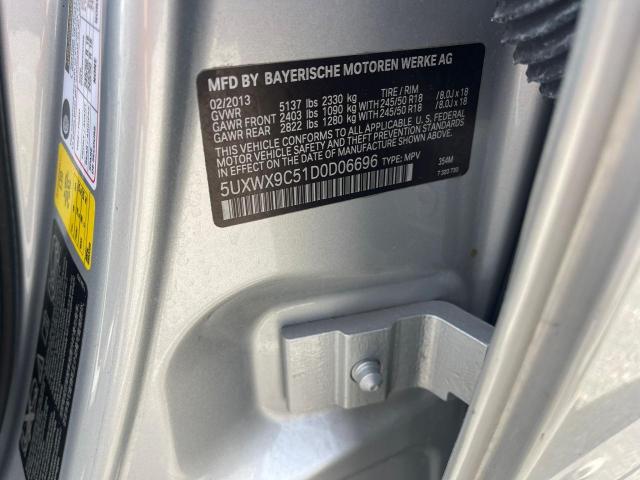 Photo 10 from auction – 2013 BMW X3 XDRIVE2 with VIN 5UXWX9C51D0D06696