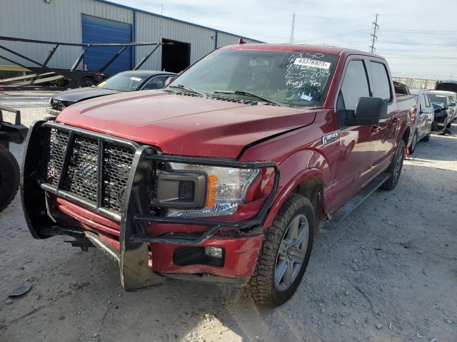 FORD F150 SUPER 2018 with VIN 1FTEW1E52JKE36272 - Photo from auction