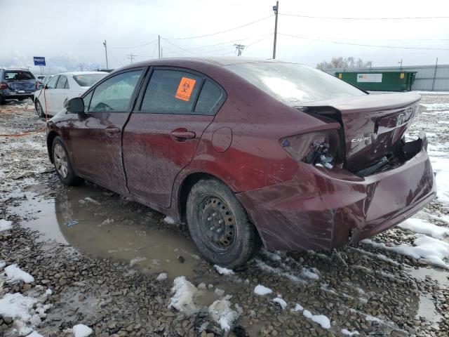Photo 2 from auction – 2012 HONDA CIVIC LX with VIN 2HGFB2F5XCH515429