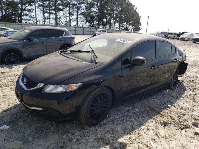 HONDA CIVIC LX 2013 with VIN 19XFB2F50DE100325 - Photo from auction