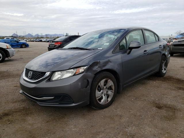 HONDA CIVIC LX 2013 with VIN 19XFB2F51DE026199 - Photo from auction