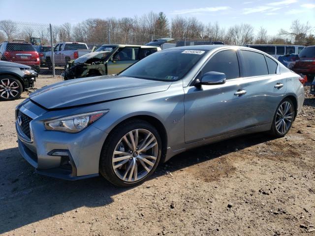 INFINITI Q50 LUXE 2018 with VIN JN1EV7AR4JM438398 - Photo from auction