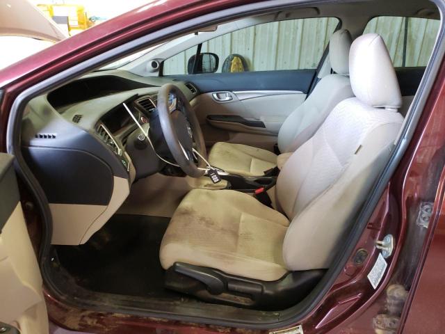 Photo 7 from auction – 2014 HONDA CIVIC EX with VIN 19XFB2F87EE059204
