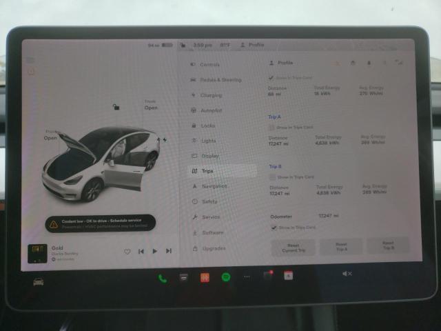 Photo 9 from auction – 2021 TESLA MODEL Y with VIN 5YJYGDEE8MF187084