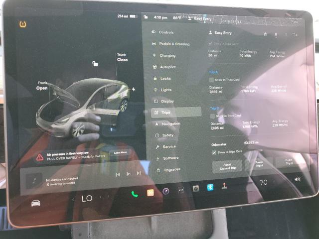 Photo 9 from auction – 2022 TESLA MODEL Y with VIN 7SAYGDEE7NF329381