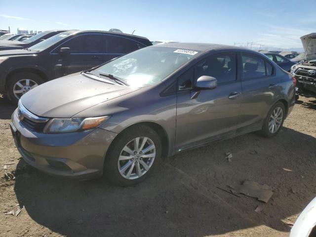 HONDA CIVIC EXL 2012 with VIN 2HGFB2F91CH503656 - Photo from auction