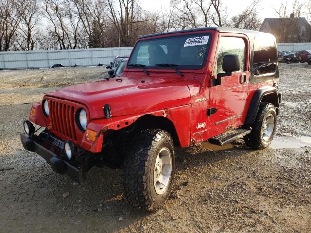 JEEP WRANGLER / 2003 with VIN 1J4FA49S23P300714 - Photo from auction