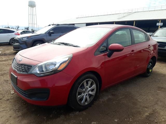 KIA RIO LX 2015 with VIN KNADM4A39F6521307 - Photo from auction