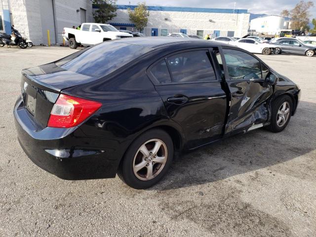 Photo 3 from auction – 2012 HONDA CIVIC LX with VIN 19XFB2F53CE347160