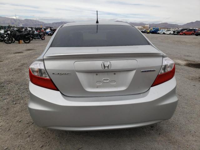 Photo 6 from auction – 2012 HONDA CIVIC HYBR with VIN JHMFB4F36CS002565