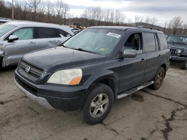 HONDA PILOT EXL 2004 with VIN 2HKYF18754H589600 - Photo from auction
