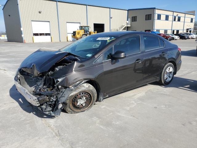 HONDA CIVIC LX 2013 with VIN 2HGFB2F51DH520486 - Photo from auction