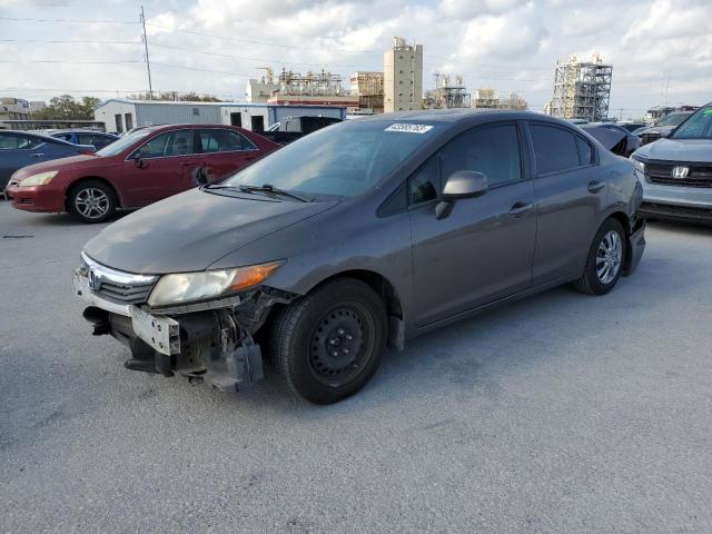 HONDA CIVIC LX 2012 with VIN 2HGFB2F58CH610782 - Photo from auction