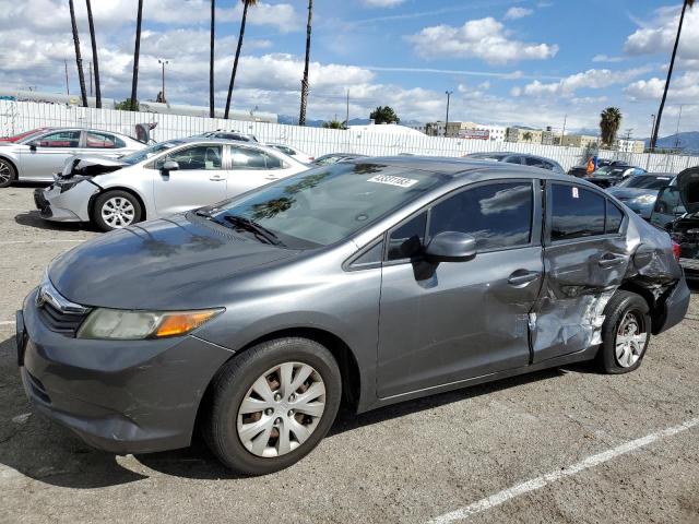HONDA CIVIC LX 2012 with VIN 19XFB2F50CE372159 - Photo from auction