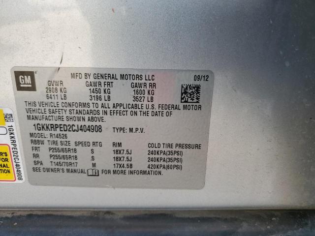 Foto 14 de la subasta – 2012 GMC ACADIA SLE con VIN 1GKKRPED2CJ404908
