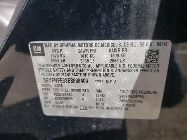 Photo 14 from auction – 2014 CADILLAC SRX with VIN 3GYFNFE33ES688409