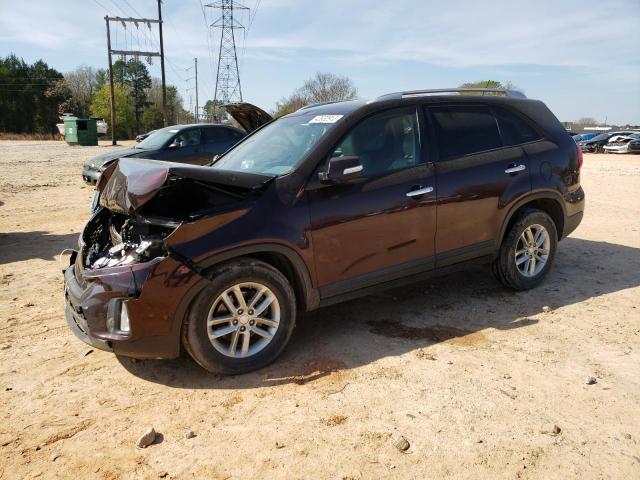 KIA SORENTO LX 2015 with VIN 5XYKT3A61FG662144 - Photo from auction