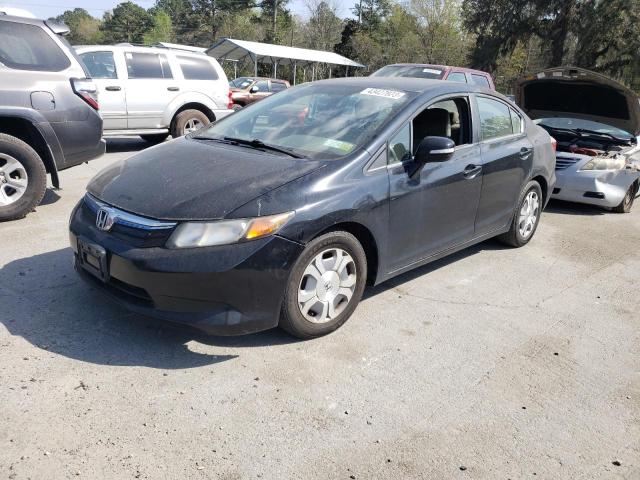 Photo 1 from auction – 2012 HONDA CIVIC HYBR with VIN JHMFB4F25CS000670