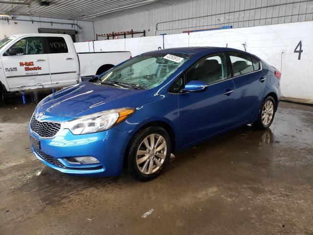 KIA FORTE EX 2014 with VIN KNAFX4A83E5050352 - Photo from auction