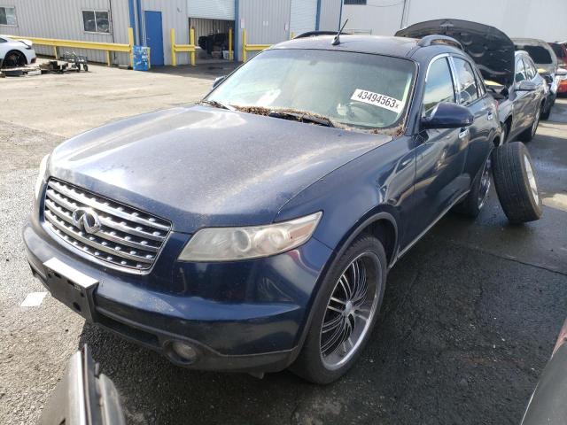 INFINITI FX35 2005 with VIN JNRAS08W55X200197 - Photo from auction