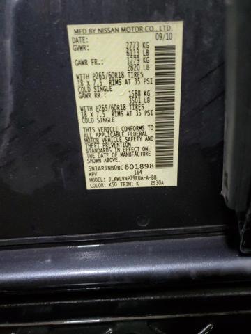 Photo 14 from auction – 2011 NISSAN PATHFINDER with VIN 5N1AR1NB0BC601898