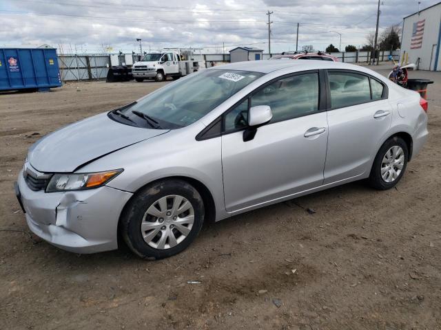 HONDA CIVIC LX 2012 with VIN 2HGFB2F54CH586609 - Photo from auction