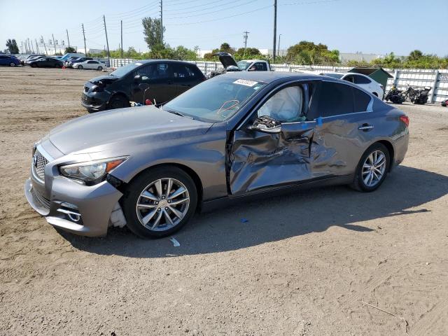 INFINITI Q50 BASE 2015 with VIN JN1BV7AP6FM336058 - Photo from auction