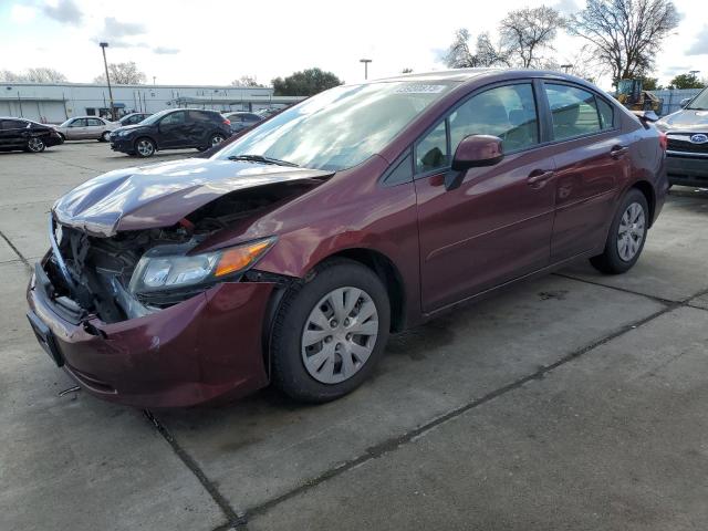 صورة رقم 1 من المزاد - 2012 HONDA CIVIC LX مع VIN JHMFB2F59CS004638