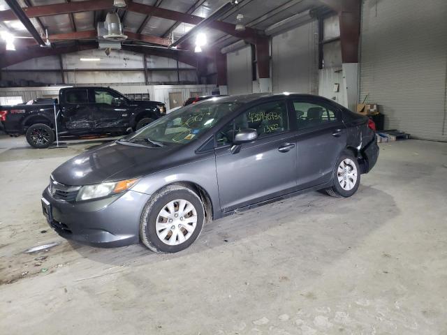 HONDA CIVIC LX 2012 with VIN 2HGFB2F55CH610562 - Photo from auction