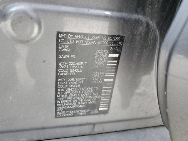 Photo 14 from auction – 2015 NISSAN ROGUE S with VIN KNMAT2MV6FP546511